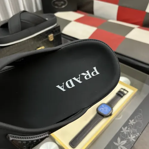 Replica Prada Slippers For Men #1472362 $60.00 USD for Wholesale