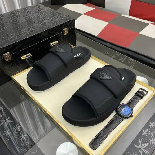 Replica Prada Slippers For Men #1472363 $60.00 USD for Wholesale