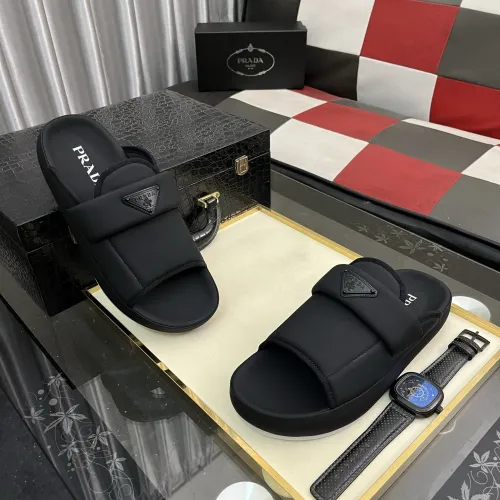 Replica Prada Slippers For Men #1472363 $60.00 USD for Wholesale