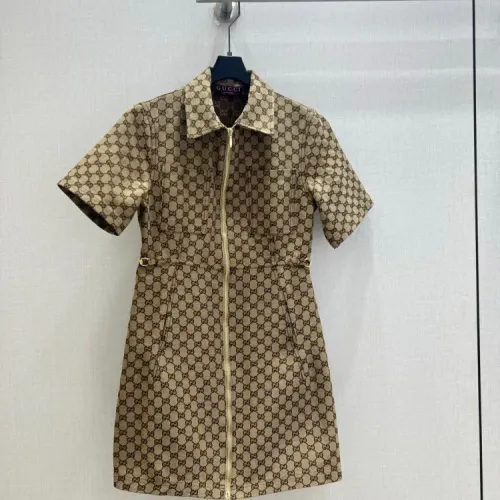 Cheap Gucci Dresses Short Sleeved For Women #1472380, $$76.00 USD On Gucci Dresses