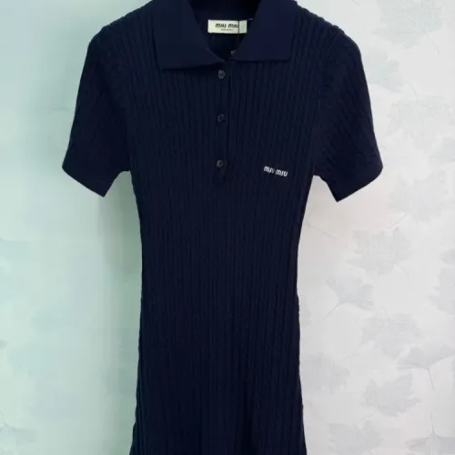 Cheap MIU MIU Dresses Short Sleeved For Women #1472384, $$100.00 USD On MIU MIU Dresses