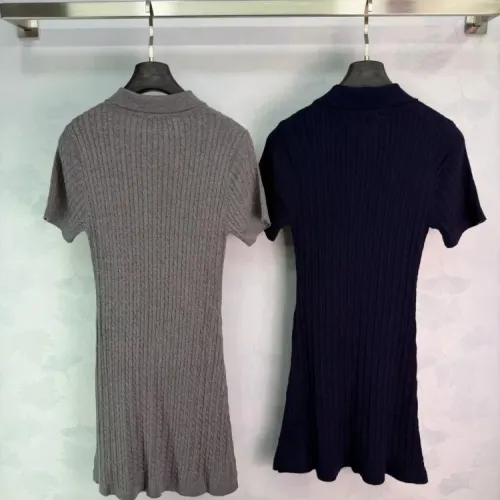 Replica MIU MIU Dresses Short Sleeved For Women #1472384 $100.00 USD for Wholesale
