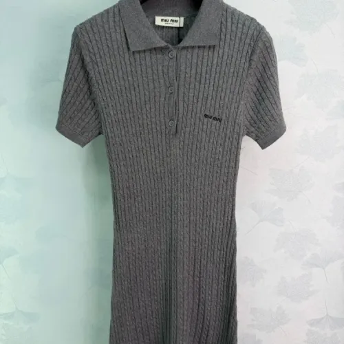 Cheap MIU MIU Dresses Short Sleeved For Women #1472385, $$100.00 USD On MIU MIU Dresses