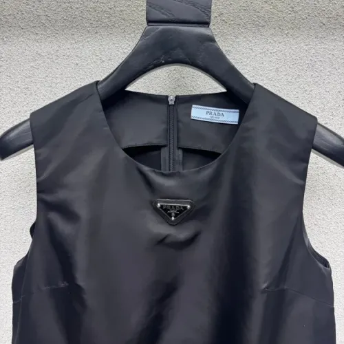 Replica Prada Dresses Sleeveless For Women #1472387 $122.00 USD for Wholesale