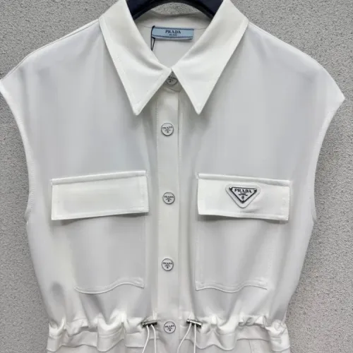 Replica Prada Dresses Sleeveless For Women #1472388 $132.00 USD for Wholesale
