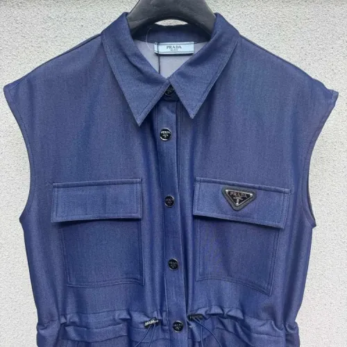 Replica Prada Dresses Sleeveless For Women #1472389 $132.00 USD for Wholesale