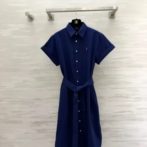 Cheap Ralph Lauren Polo Dresses Short Sleeved For Women #1472392, $$158.00 USD On Ralph Lauren Polo Dresses