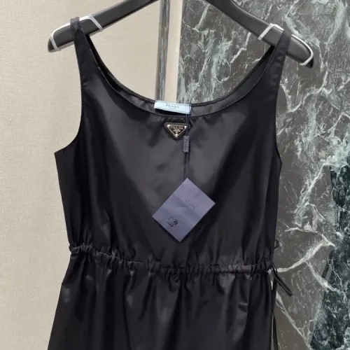 Replica Prada Dresses Sleeveless For Women #1472398 $122.00 USD for Wholesale