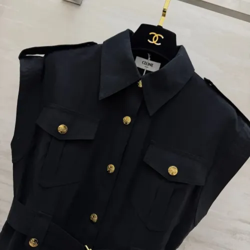 Replica Celine Dresses Sleeveless For Women #1472410 $170.00 USD for Wholesale