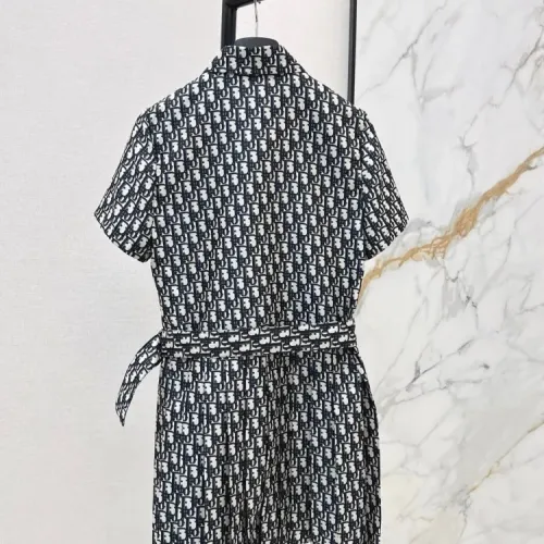 Replica Christian Dior Dresses Short Sleeved For Women #1472413 $80.00 USD for Wholesale