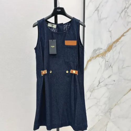 Cheap Fendi Dresses Sleeveless For Women #1472433, $$72.00 USD On Fendi Dresses
