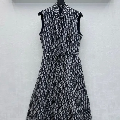 Cheap Christian Dior Dresses Sleeveless For Women #1472451, $$128.00 USD On Christian Dior Dresses