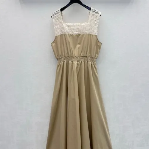 Replica MIU MIU Dresses Sleeveless For Women #1472456 $125.00 USD for Wholesale
