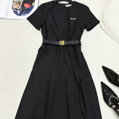 Cheap MIU MIU Dresses Short Sleeved For Women #1472459, $$76.00 USD On MIU MIU Dresses