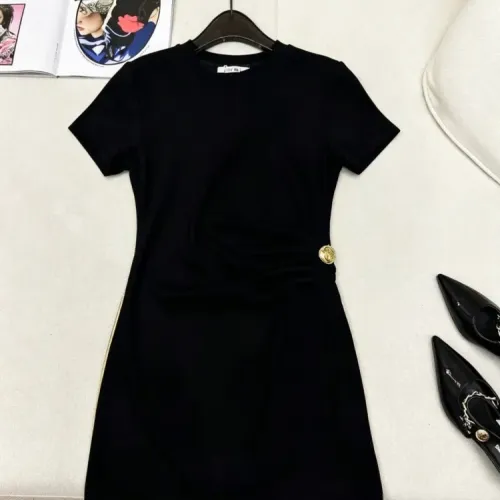 Replica LOEWE Dresses Short Sleeved For Women #1472466 $56.00 USD for Wholesale