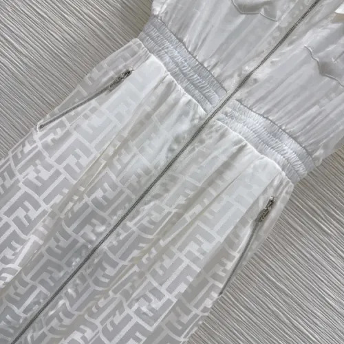 Replica Fendi Dresses Short Sleeved For Women #1472468 $80.00 USD for Wholesale