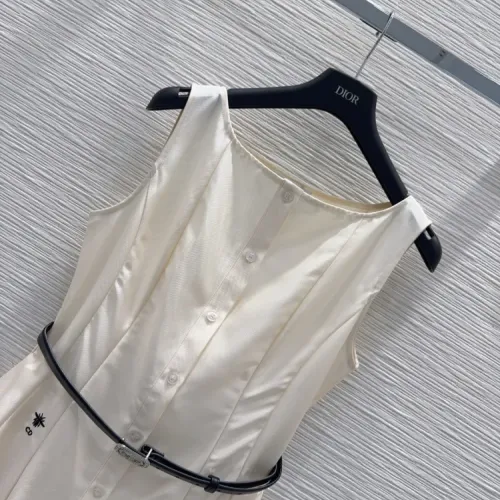 Replica Christian Dior Dresses Sleeveless For Women #1472472 $76.00 USD for Wholesale