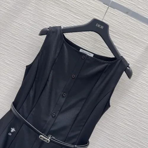 Replica Christian Dior Dresses Sleeveless For Women #1472473 $76.00 USD for Wholesale
