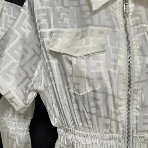 Replica Fendi Dresses Short Sleeved For Women #1472512 $85.00 USD for Wholesale