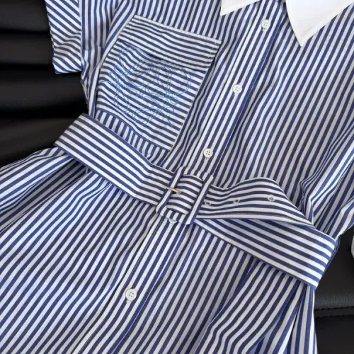 Replica LOEWE Dresses Short Sleeved For Women #1472514 $76.00 USD for Wholesale