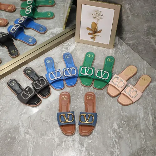 Replica Valentino Slippers For Women #1472552 $72.00 USD for Wholesale