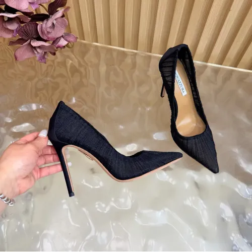 Replica AQUAZZURA High-heeled shoes For Women #1472609 $108.00 USD for Wholesale