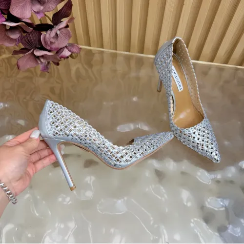 Replica AQUAZZURA High-heeled shoes For Women #1472610 $128.00 USD for Wholesale