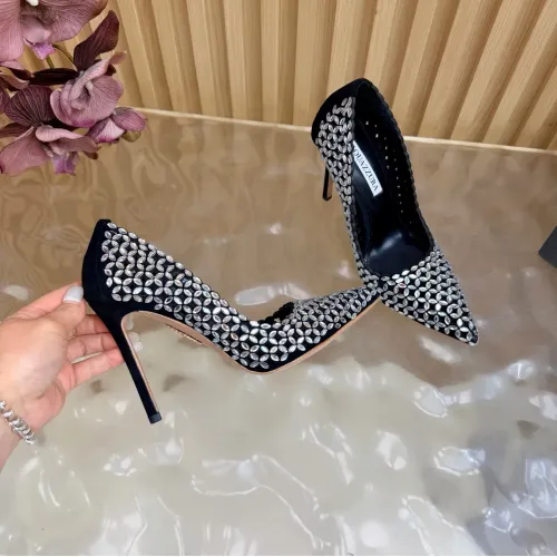 Replica AQUAZZURA High-heeled shoes For Women #1472611 $128.00 USD for Wholesale