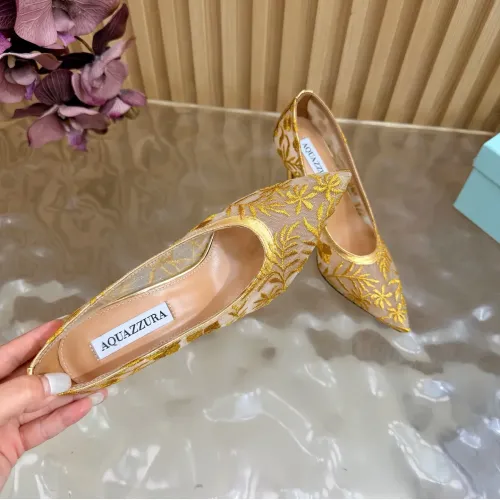 Replica AQUAZZURA High-heeled shoes For Women #1472613 $128.00 USD for Wholesale