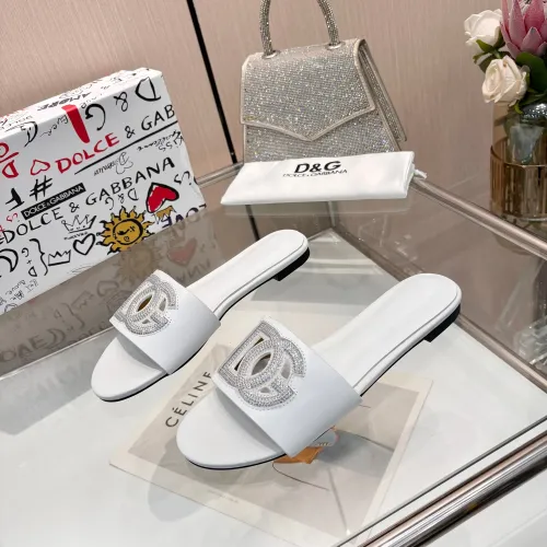 Cheap Dolce &amp; Gabbana D&amp;G Slippers For Women #1472617, $$88.00 USD On Dolce &amp; Gabbana D&amp;G Slippers