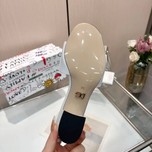 Replica Dolce & Gabbana D&G Slippers For Women #1472623 $92.00 USD for Wholesale