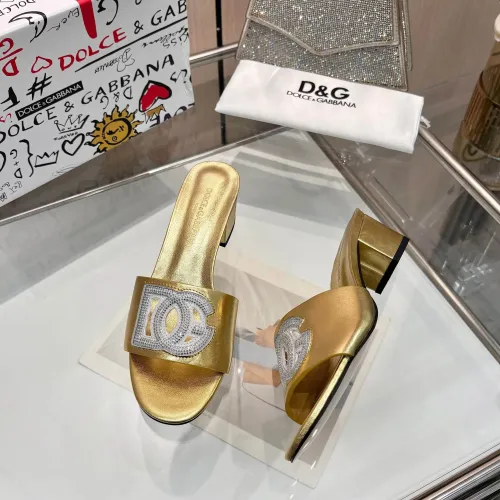 Replica Dolce & Gabbana D&G Slippers For Women #1472624 $92.00 USD for Wholesale