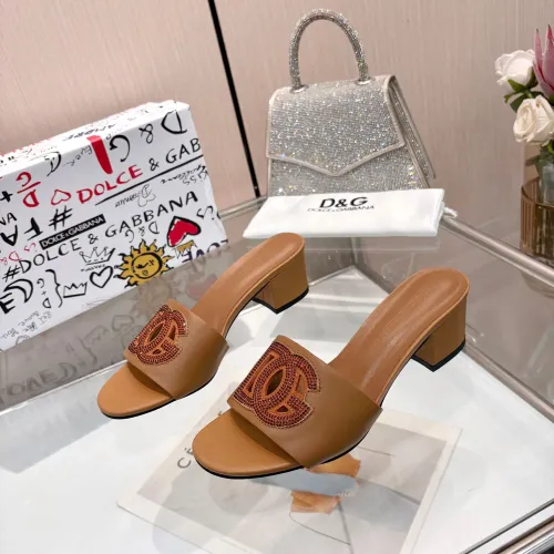 Cheap Dolce &amp; Gabbana D&amp;G Slippers For Women #1472626, $$92.00 USD On Dolce &amp; Gabbana D&amp;G Slippers