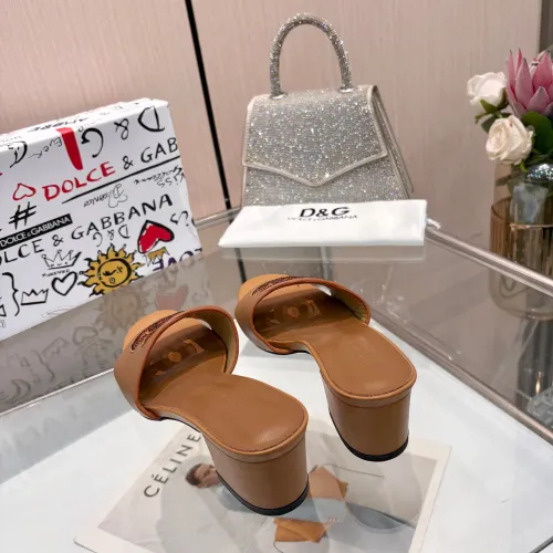 Replica Dolce & Gabbana D&G Slippers For Women #1472626 $92.00 USD for Wholesale