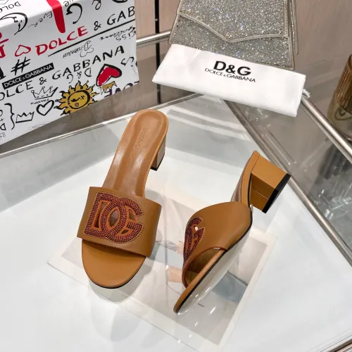 Replica Dolce & Gabbana D&G Slippers For Women #1472626 $92.00 USD for Wholesale