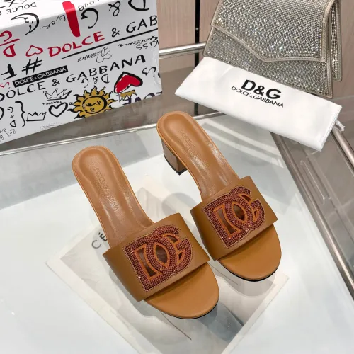 Replica Dolce & Gabbana D&G Slippers For Women #1472626 $92.00 USD for Wholesale