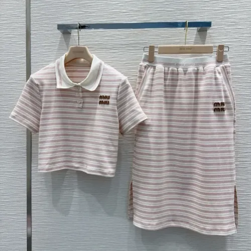 Cheap MIU MIU Tracksuits Short Sleeved For Women #1472632, $$80.00 USD On MIU MIU Tracksuits