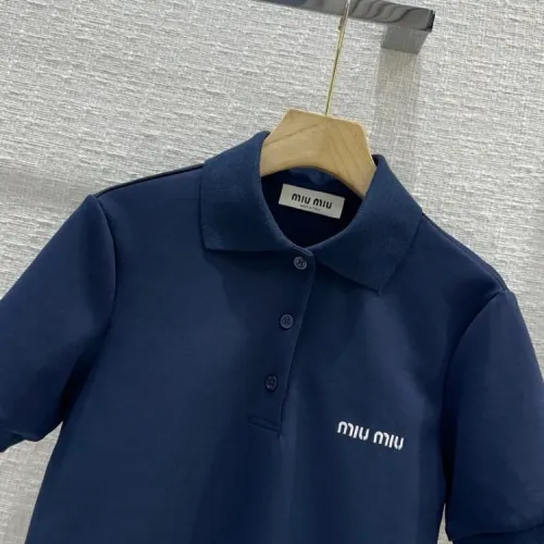 Replica MIU MIU Tracksuits Short Sleeved For Women #1472633 $80.00 USD for Wholesale