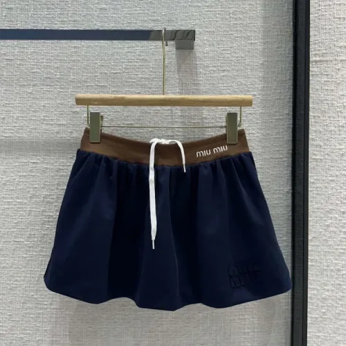 Replica MIU MIU Tracksuits Short Sleeved For Women #1472633 $80.00 USD for Wholesale