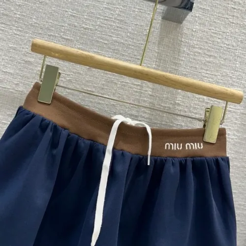Replica MIU MIU Tracksuits Short Sleeved For Women #1472633 $80.00 USD for Wholesale