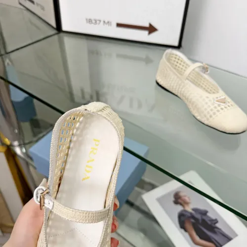 Replica Prada Flat Shoes For Women #1472637 $85.00 USD for Wholesale