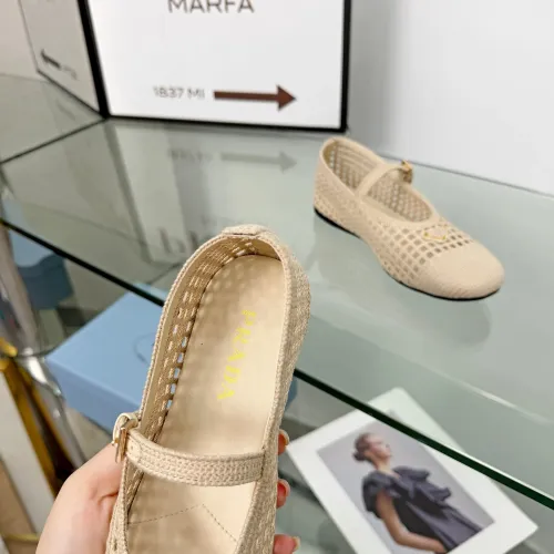 Replica Prada Flat Shoes For Women #1472638 $85.00 USD for Wholesale