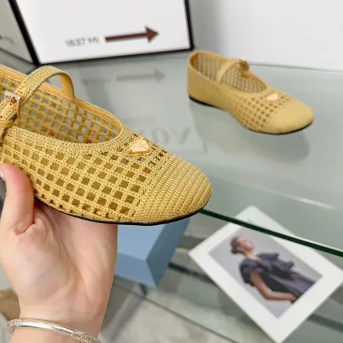 Replica Prada Flat Shoes For Women #1472641 $85.00 USD for Wholesale
