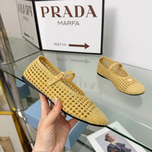 Replica Prada Flat Shoes For Women #1472641 $85.00 USD for Wholesale