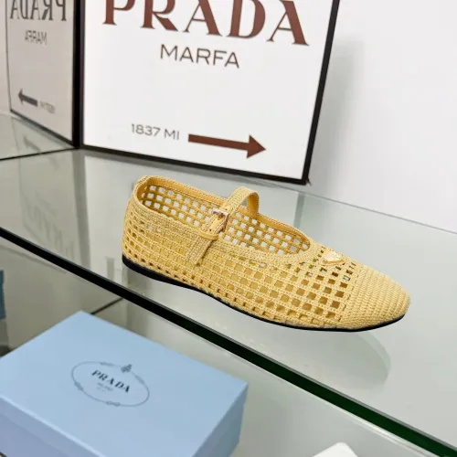 Replica Prada Flat Shoes For Women #1472641 $85.00 USD for Wholesale