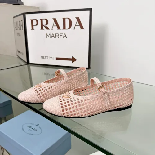 Replica Prada Flat Shoes For Women #1472644 $85.00 USD for Wholesale