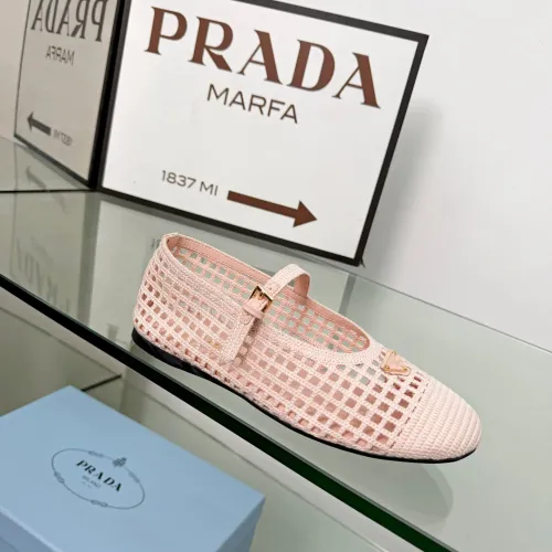 Replica Prada Flat Shoes For Women #1472644 $85.00 USD for Wholesale