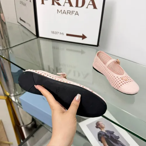 Replica Prada Flat Shoes For Women #1472644 $85.00 USD for Wholesale