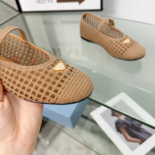 Replica Prada Flat Shoes For Women #1472646 $85.00 USD for Wholesale