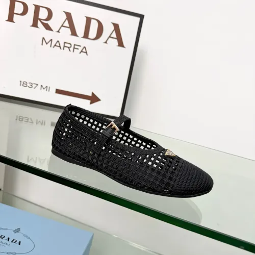 Replica Prada Flat Shoes For Women #1472649 $85.00 USD for Wholesale